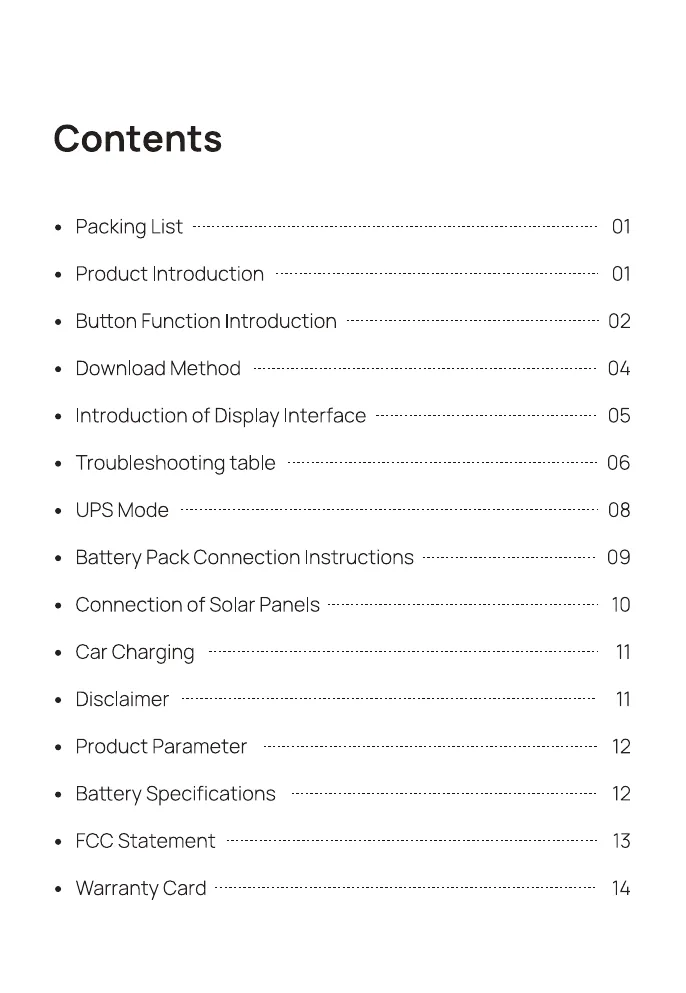 Оригінальна сторінка 3 з PDF-manual AFERIY AF-P280