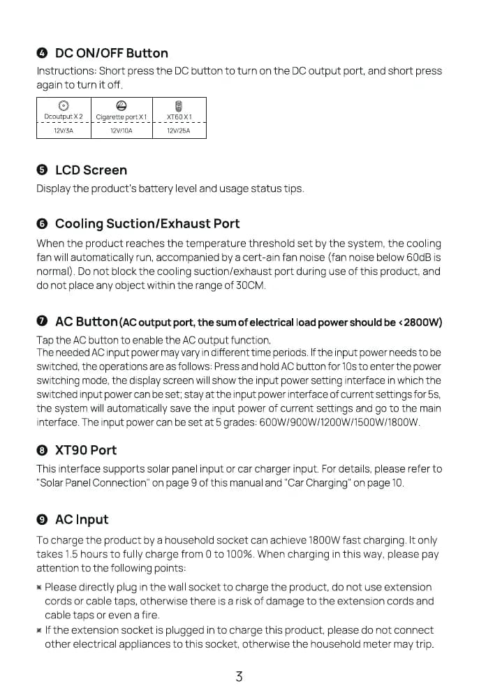 Оригінальна сторінка 6 з PDF-manual AFERIY AF-P280