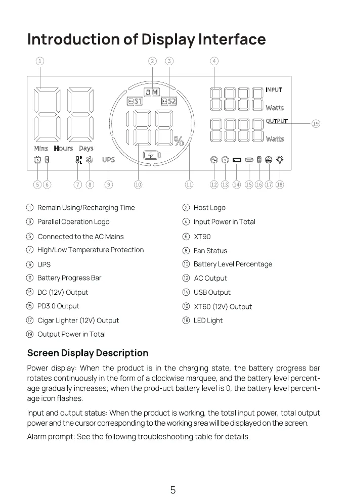 Оригінальна сторінка 9 з PDF-manual AFERIY AF-P310