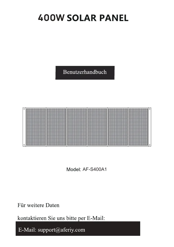 Оригінальна сторінка 6 з PDF-manual AFERIY AF-S400A1