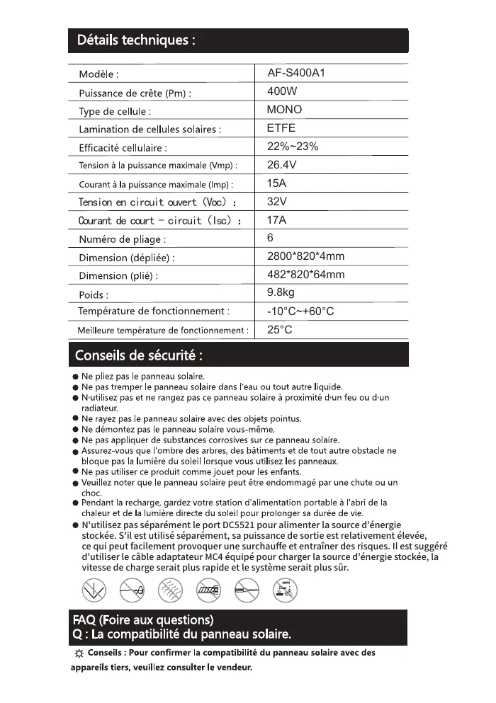 Оригінальна сторінка 13 з PDF-manual AFERIY AF-S400A1