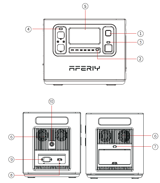 Інтерфейс дисплея AFERIY AF-P210