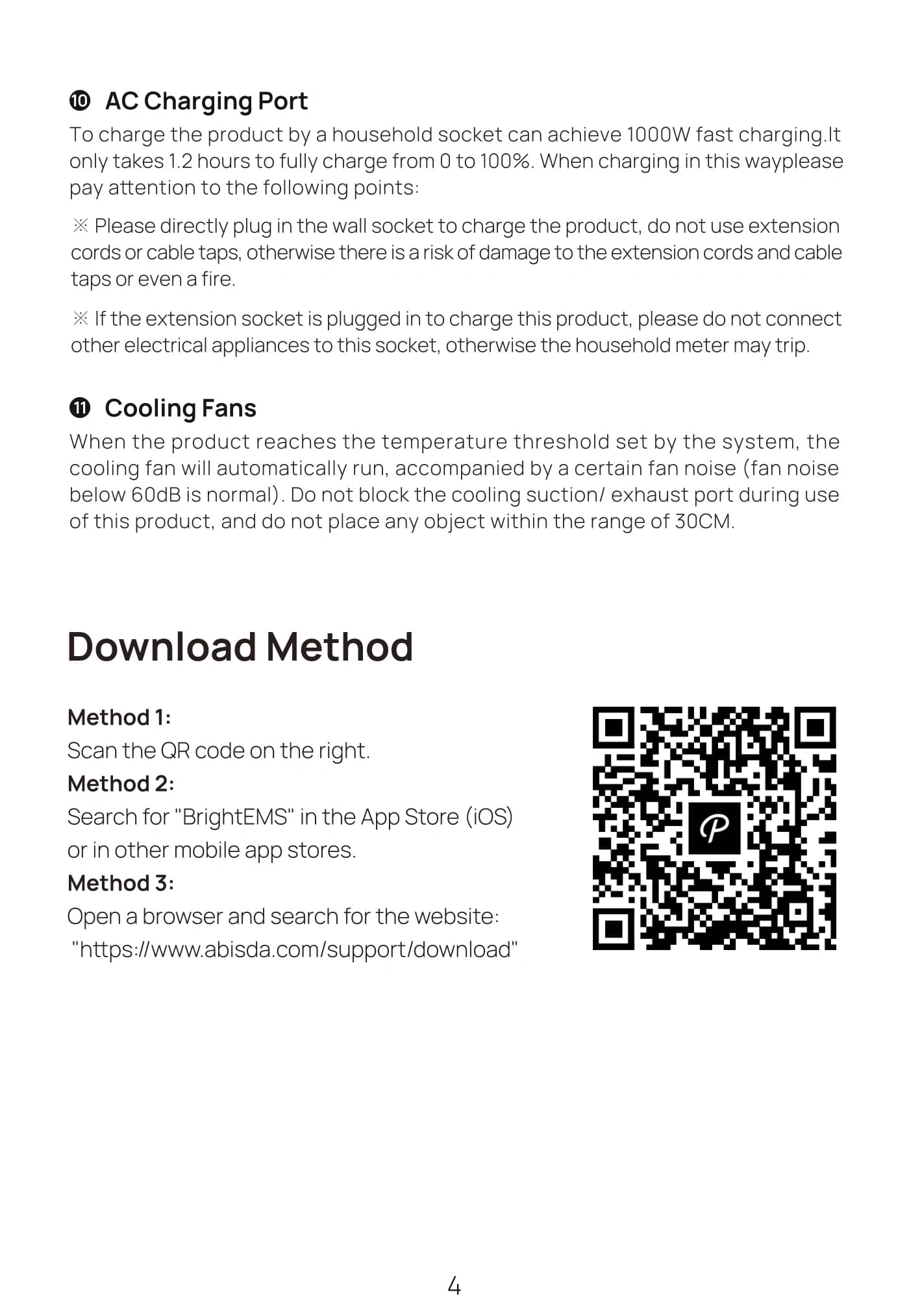 Оригінальна сторінка 8 з PDF-manual AFERIY AF-P180