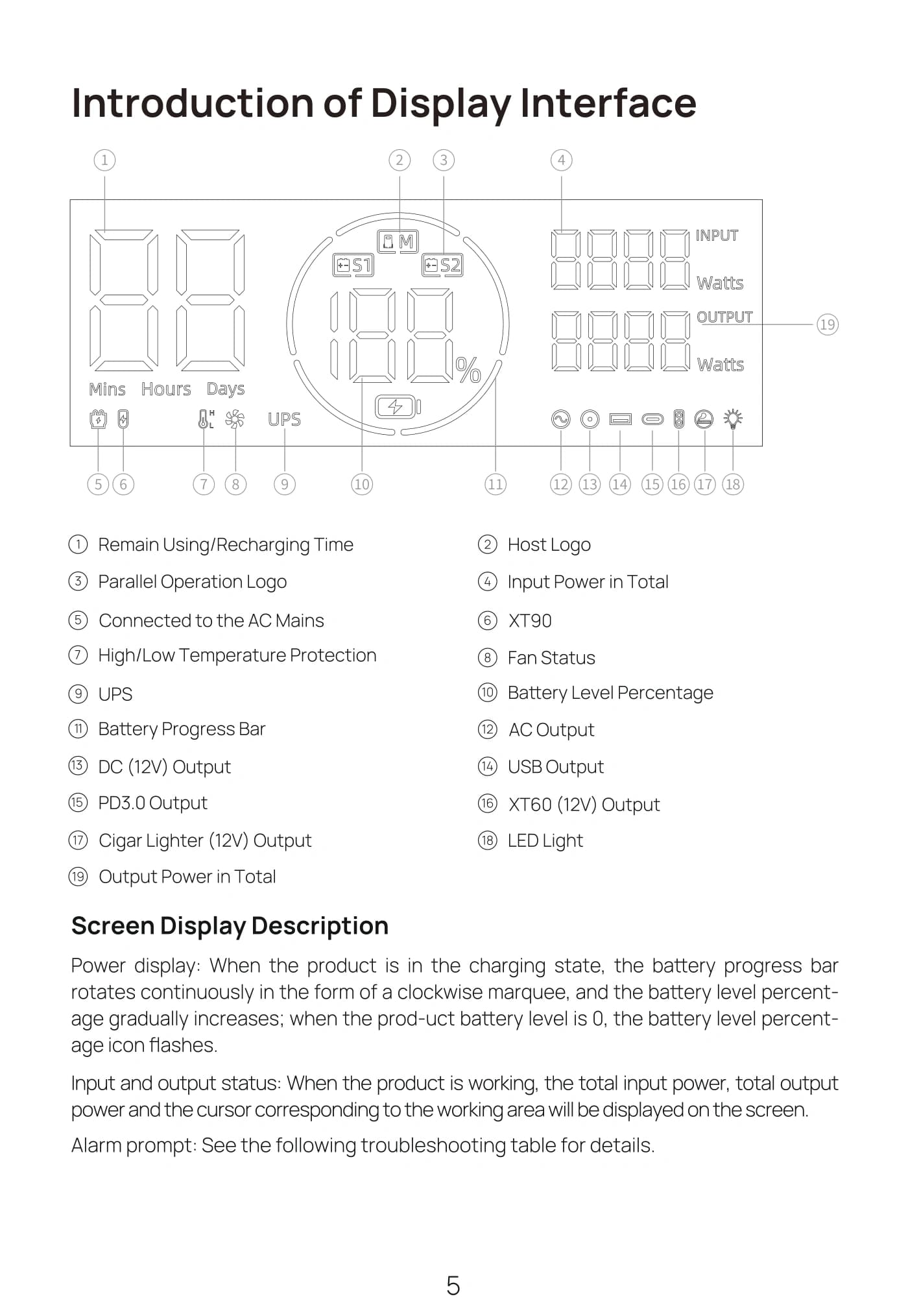 Оригінальна сторінка 9 з PDF-manual AFERIY AF-P310