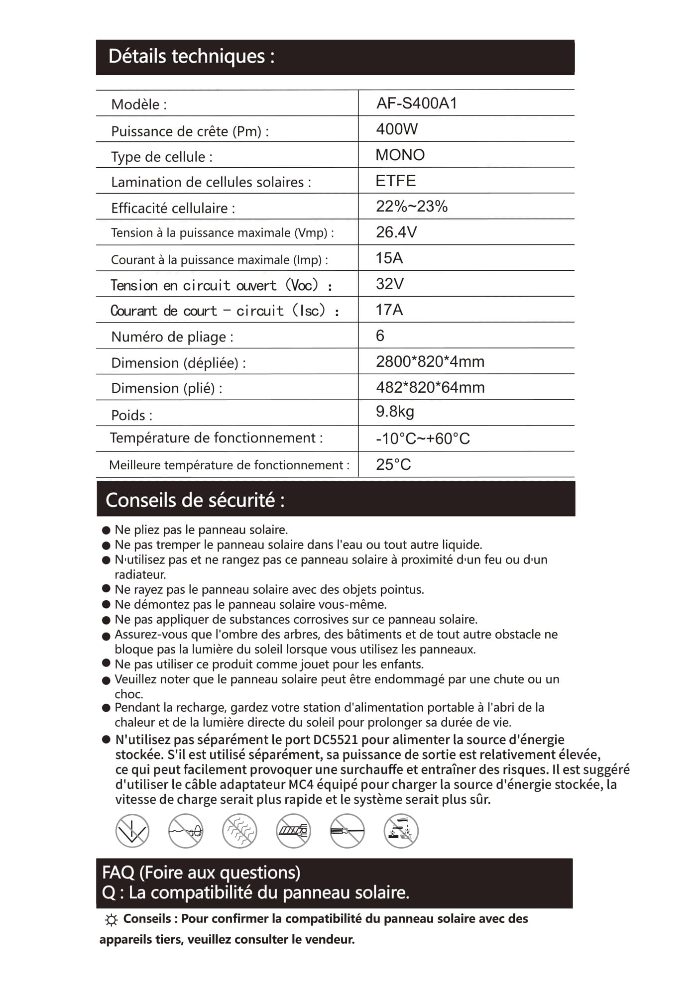 Оригінальна сторінка 13 з PDF-manual AFERIY AF-S400A1